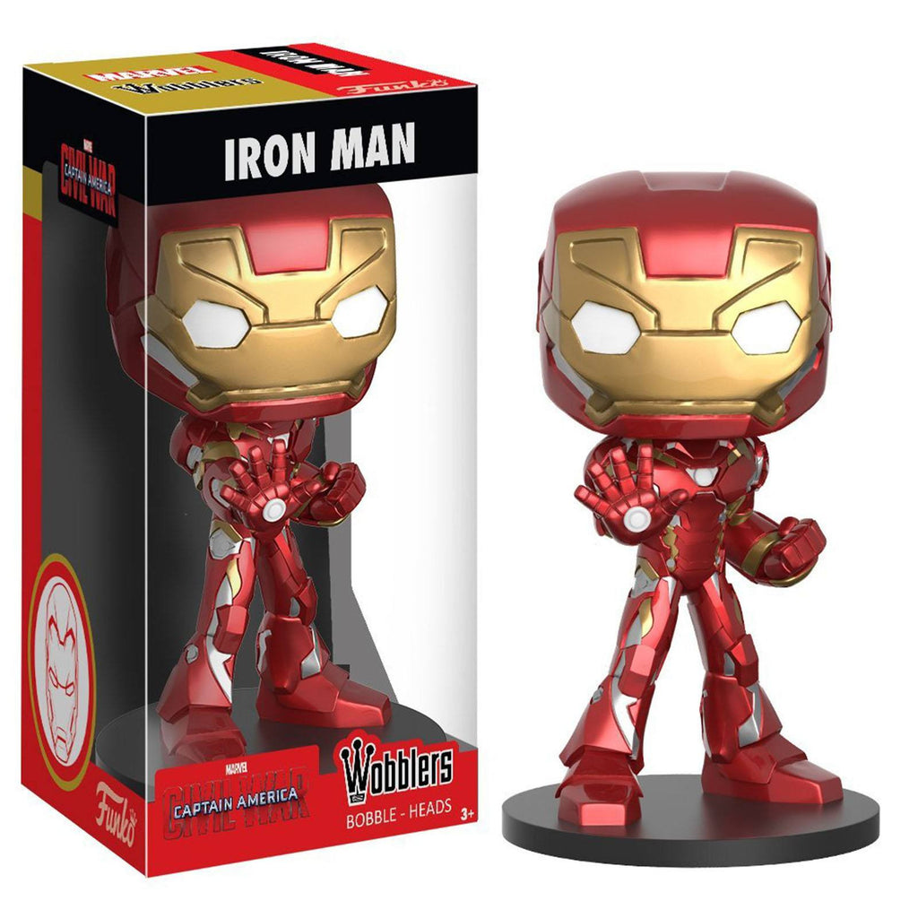 Funko Marvel Wobblers Iron Man Bobble Head Figure - Radar Toys