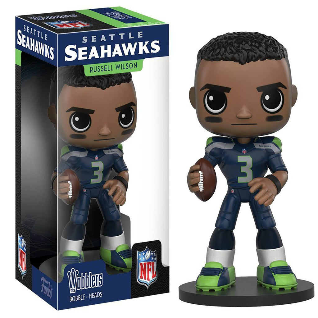 Funko NFL Wobblers Russell Wilson Bobble Head Figure
