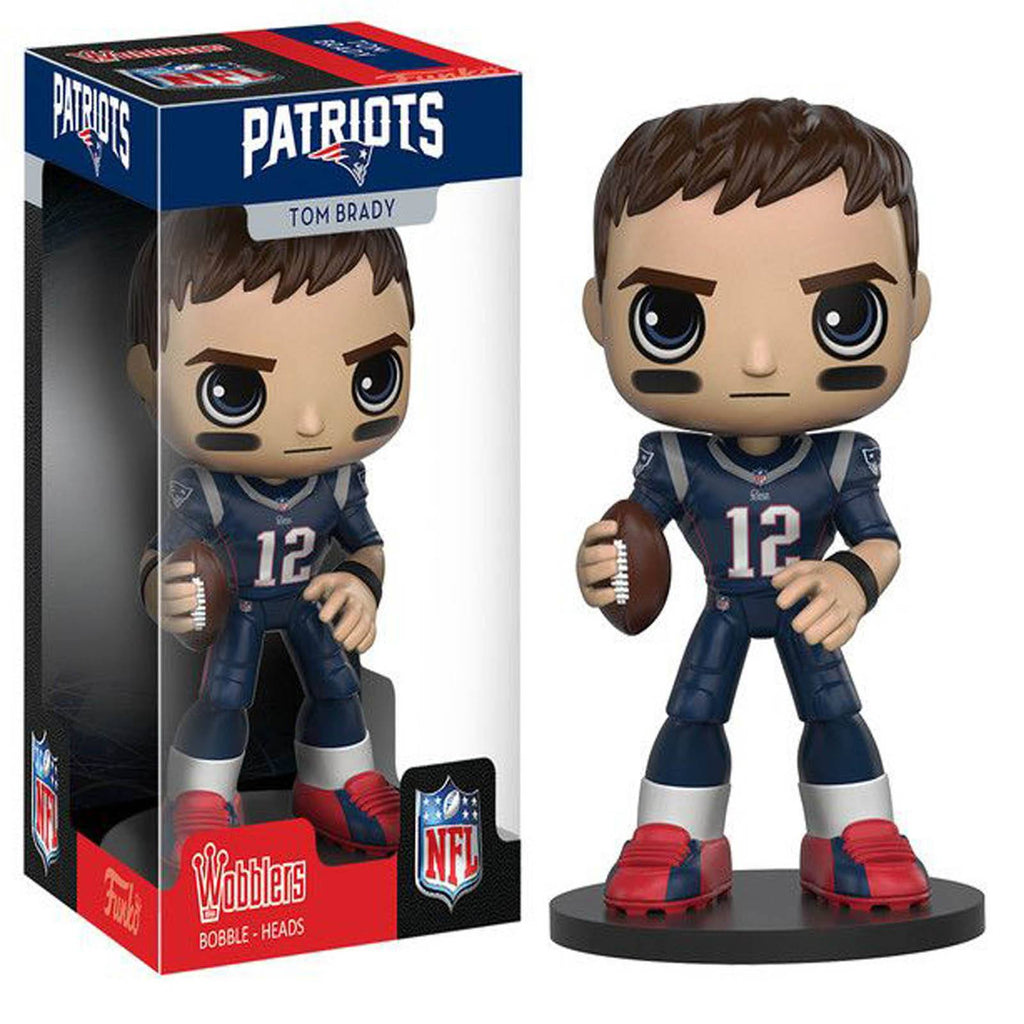 Funko NFL Wobblers Tom Brady Bobble Head Figure