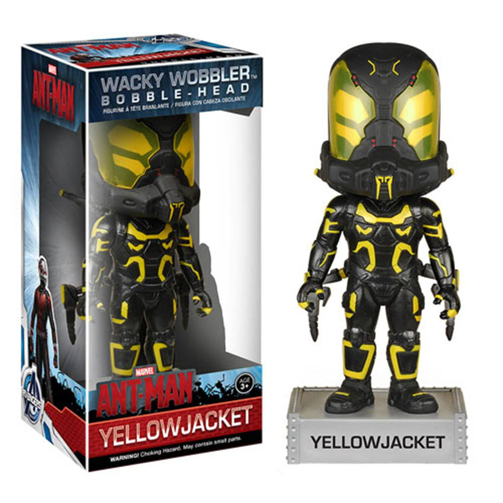 Marvel Ant-Man Wacky Wobbler Yellow Jacket Bobble Head Figure - Radar Toys