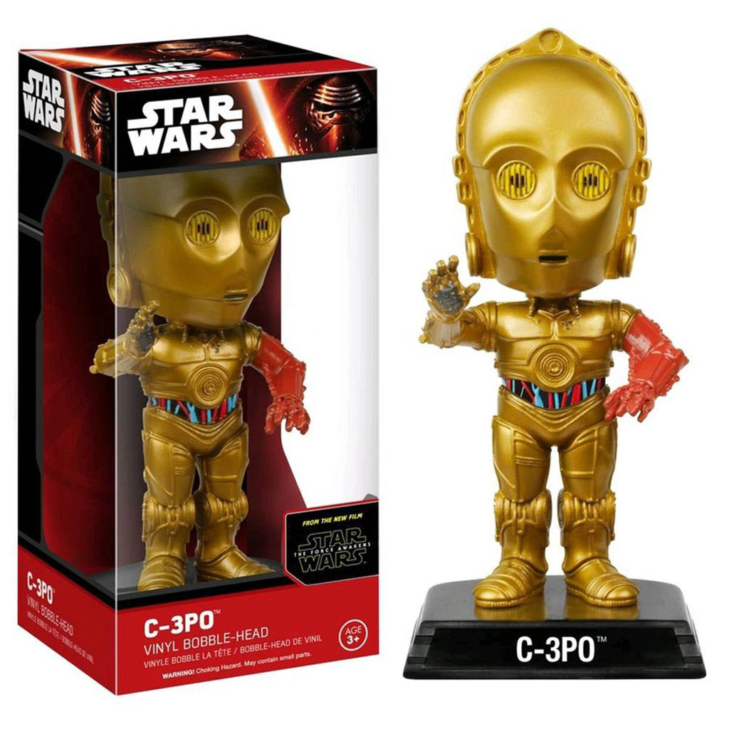 Star Wars Force Awakens Wacky Wobbler C-3PO Bobble Head Figure