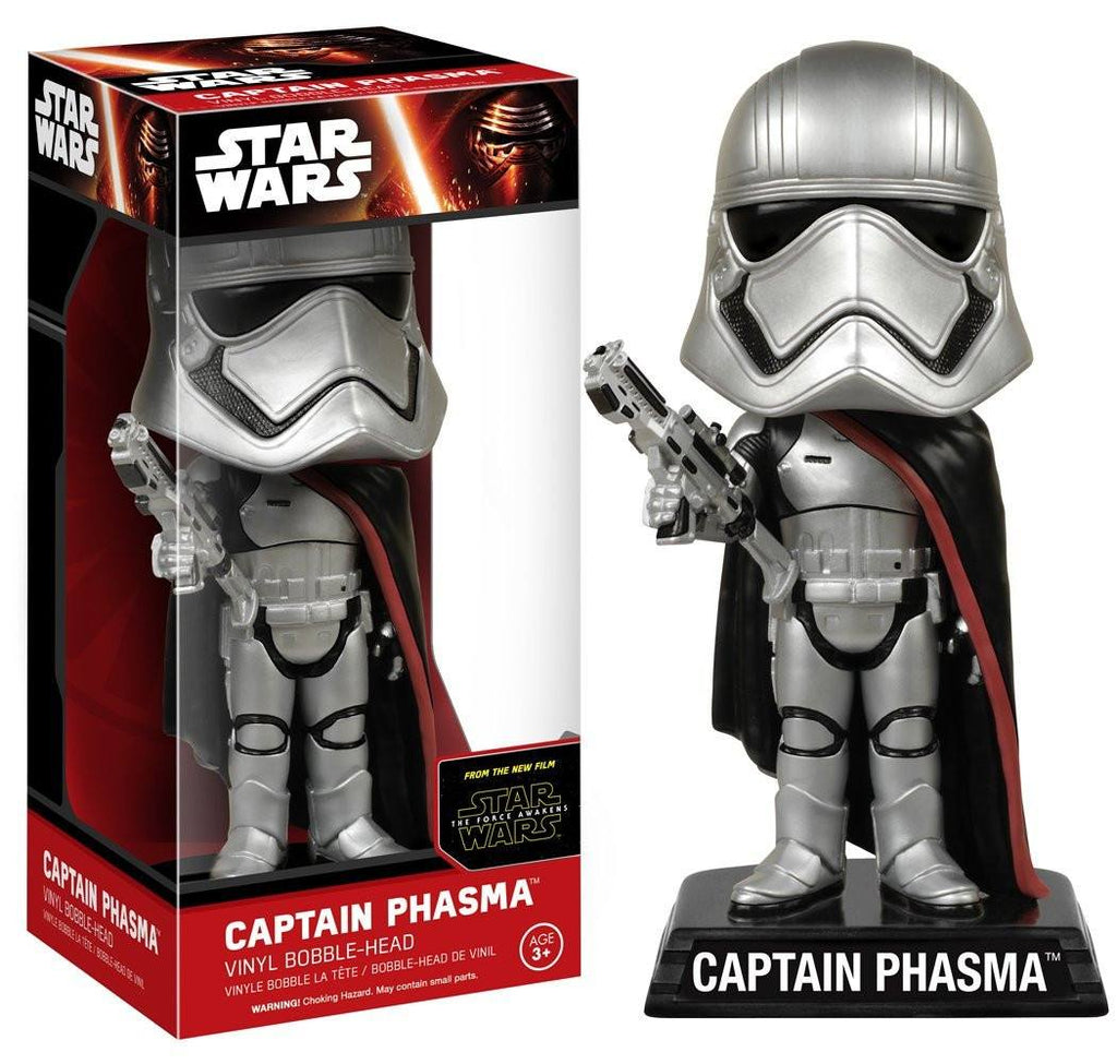 Star Wars Force Awakens Wacky Wobbler Captain Phasma Bobble Head Figure - Radar Toys