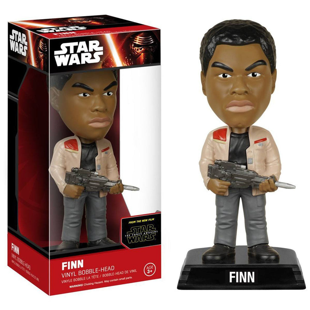 Star Wars Force Awakens Wacky Wobbler Finn Bobble Head Figure