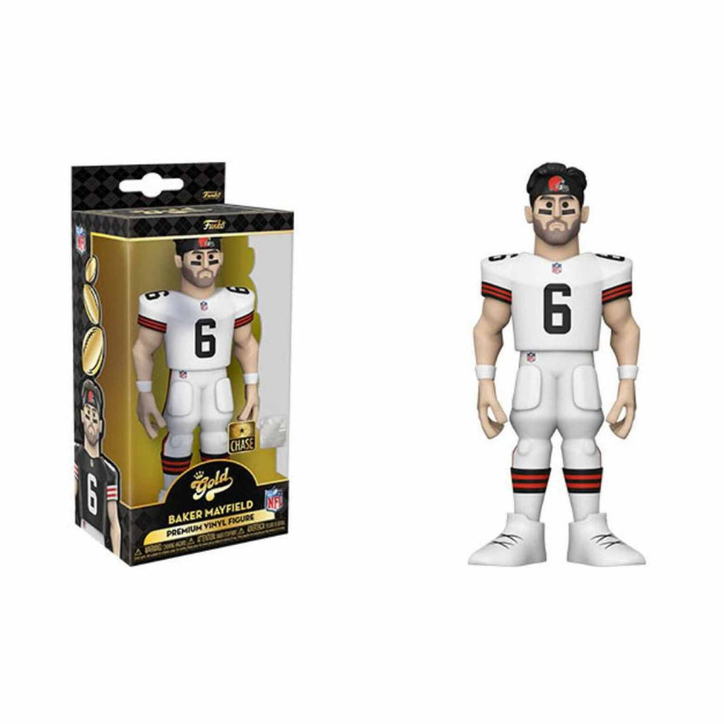 Funko NFL Raiders Gold Baker Mayfield 12 Inch Vinyl Figure CHASE