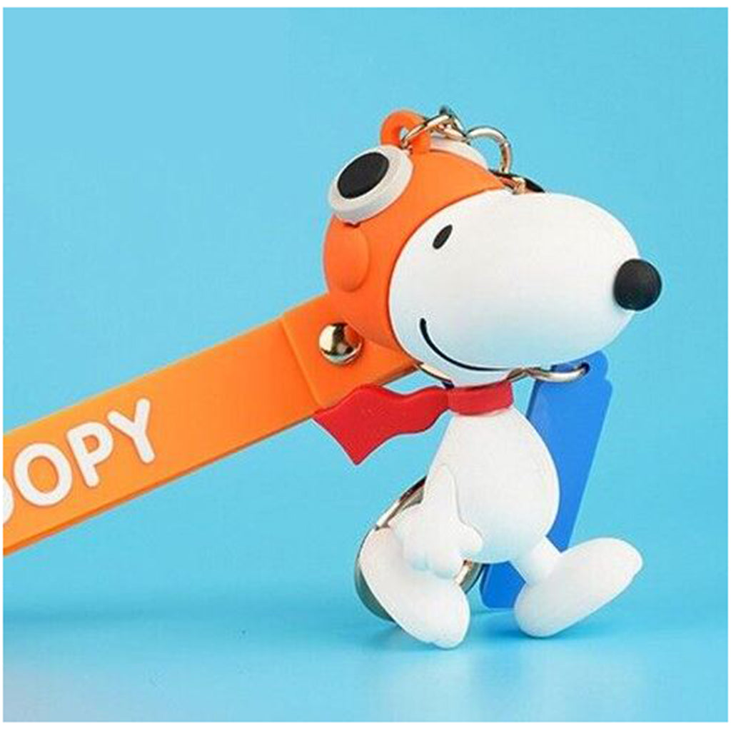 Peanuts Pilot Snoopy Mini Figure Keychain