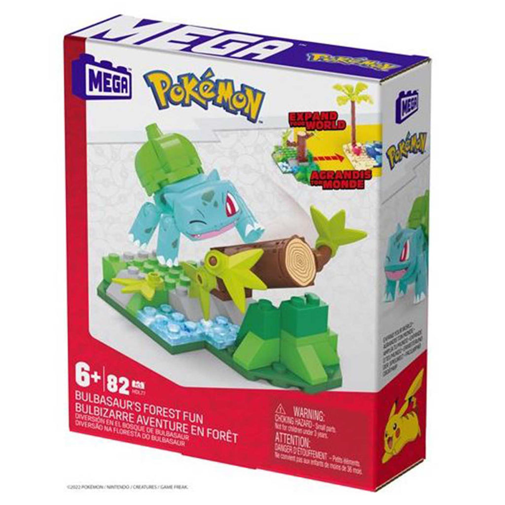 Pokemon Mega Bulbasaur's Forest Fun Building Set - Radar Toys