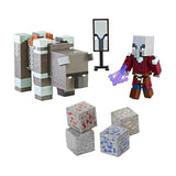 Mattel Minecraft Raid Captain And Ravager Figure Set - Radar Toys