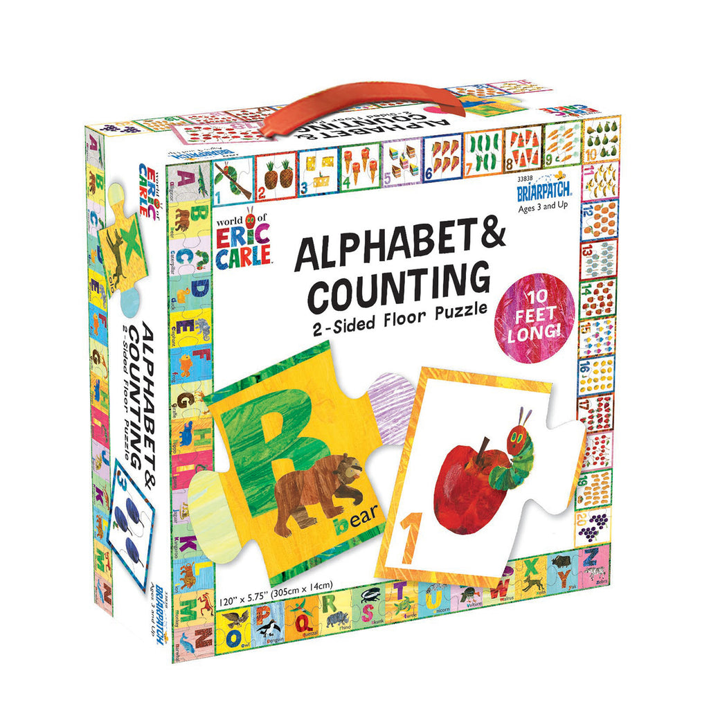 University Games Eric Carle Alphabet Counting 2 Sided Floor Puzzle