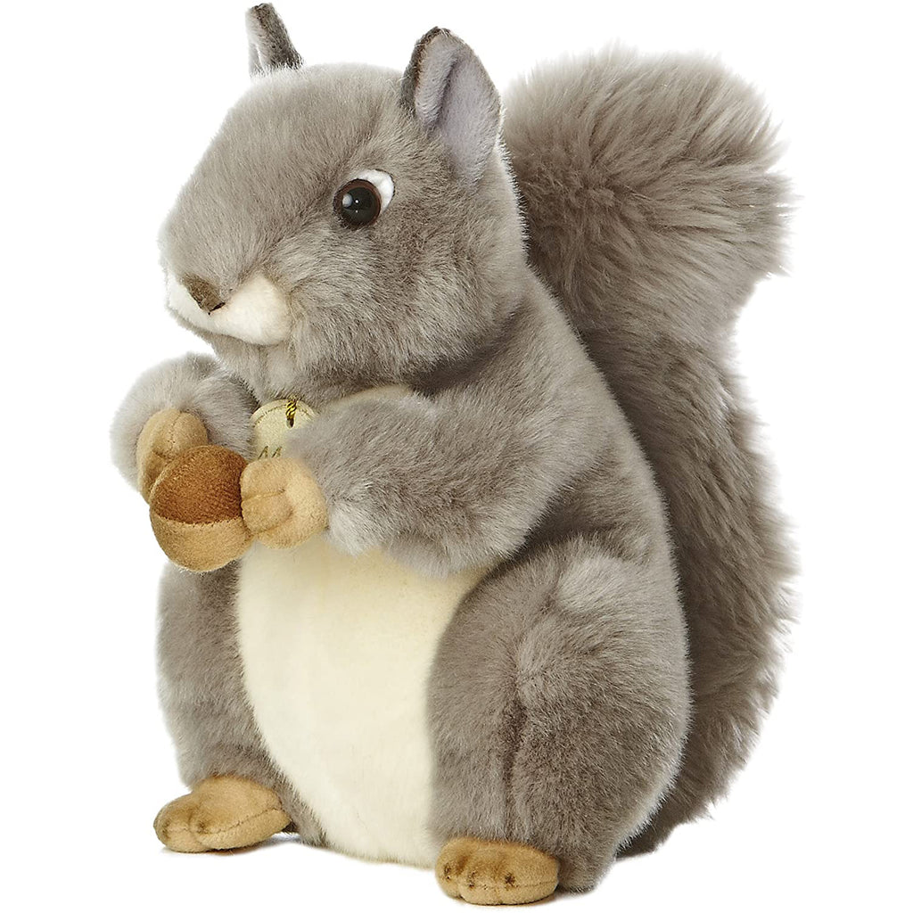 Aurora Miyoni Grey Squirrel 10 Inch Plush
