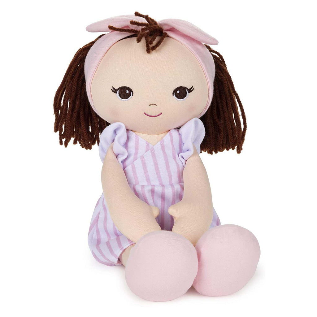 Gund Baby Toddler Doll Brunette 8 Inch Plush Figure