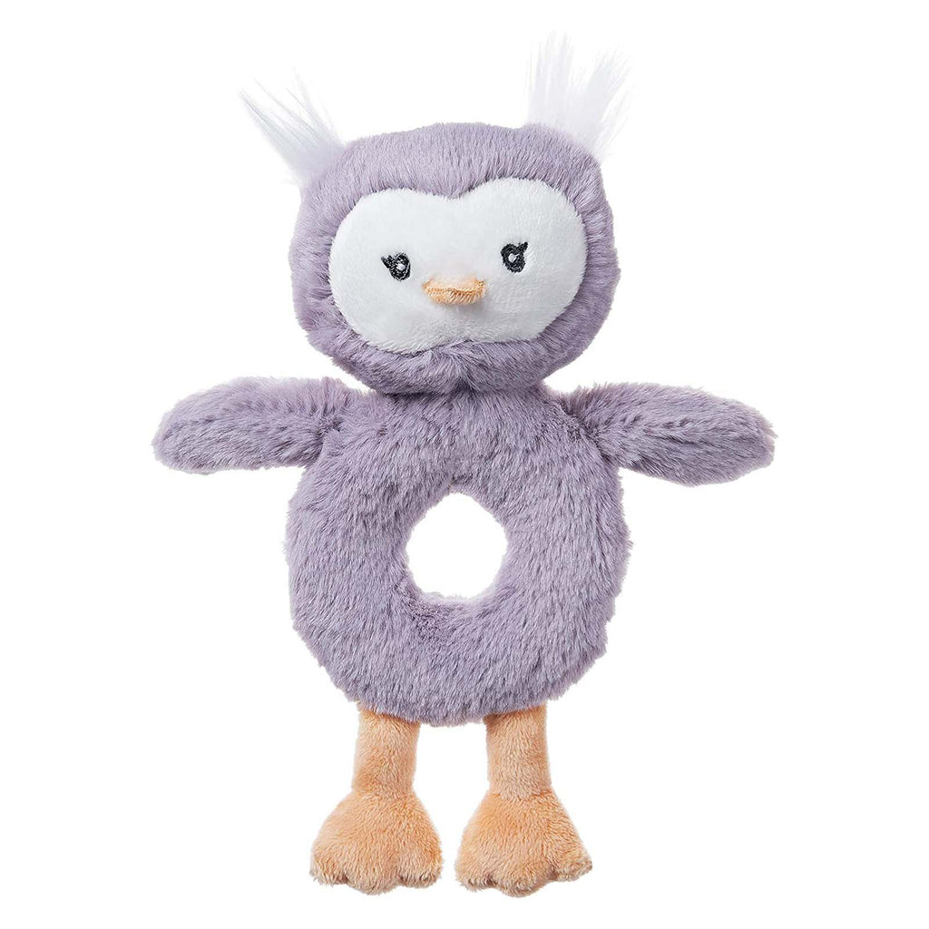 Gund Baby Toothpick Quinn Owl 7 Inch Plush Rattle - Radar Toys