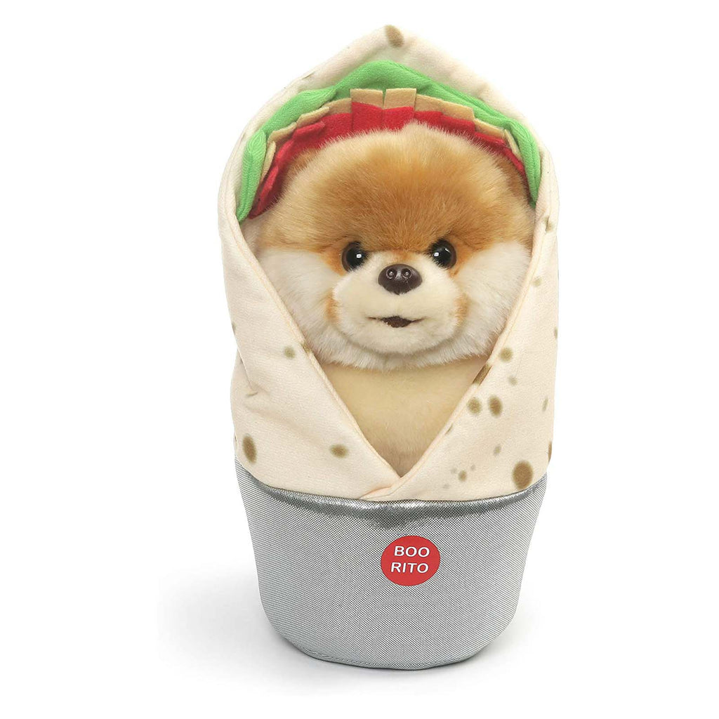 Gund Boo World's Cutest Dog In Burrito Outfit 9 Inch Plush Figure