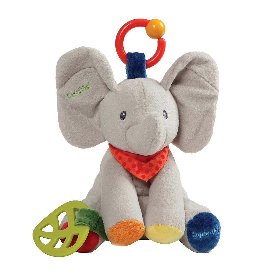 Gund Flappy The Elephant 8 Inch Activity Plush Figure - Radar Toys