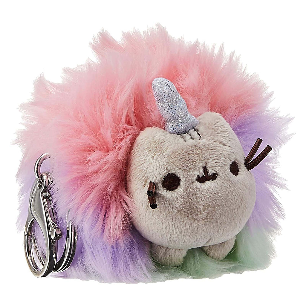 Gund Pusheen Rainbow Unicorn 4 Inch Plush Keychain Figure