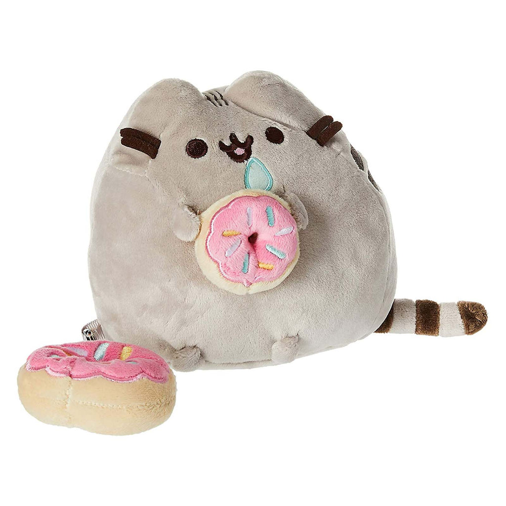 Gund Pusheen With Donut Clip 6 Inch Plush Figure
