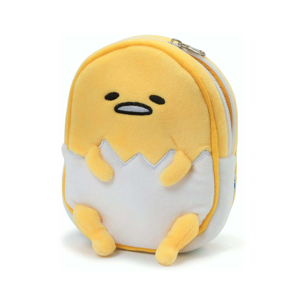 Gund Sanrio Gudetama 6 Inch Plush Zipper Pouch