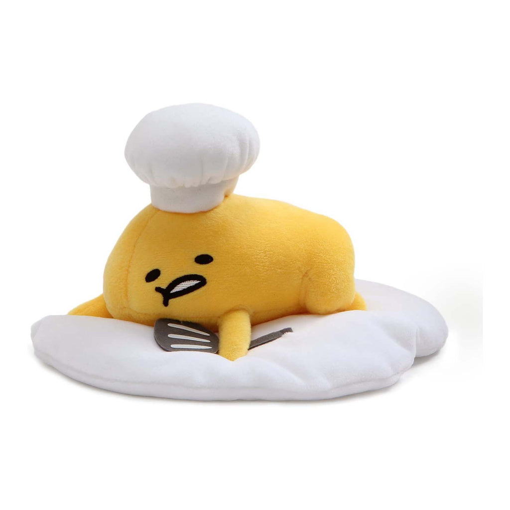 Gund Sanrio Gudetama Chef Laying Down 7 Inch Plush Figure