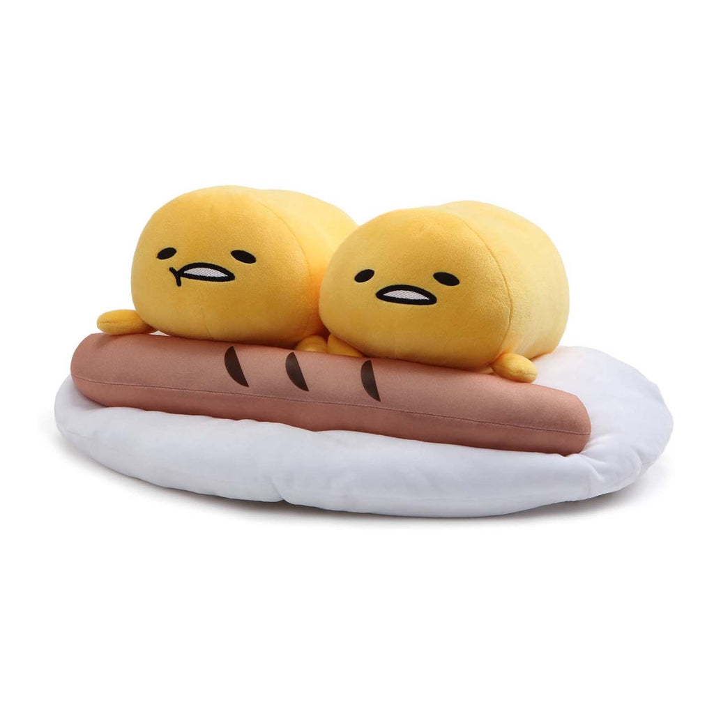 Gund Sanrio Gudetama Lazy Eggs And Sausage 8 Inch Plush Figure