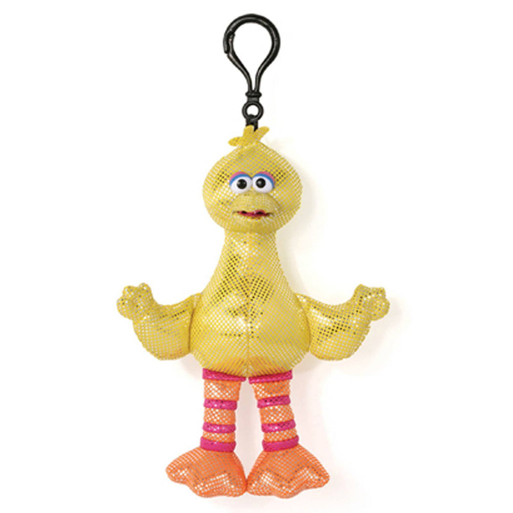 Gund Sesame Street Big Bird Glitter 6 Inch Plush Clip