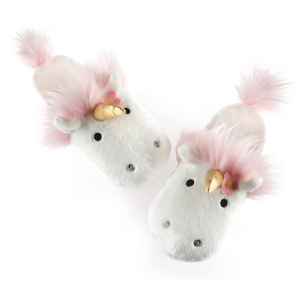 Gund Unicorn One Size Plush Slippers