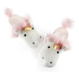 Gund Unicorn One Size Plush Slippers - Radar Toys