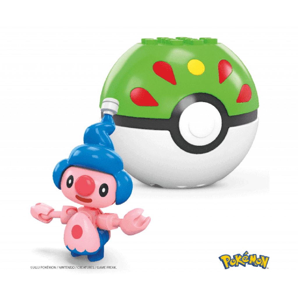 Mega Construx Pokemon Mime Jr Poke Ball Building Set