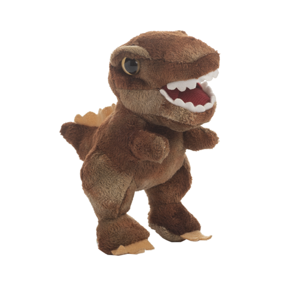 Prehistoric Pals Mini Dinosaur Brown T-Rex 5 Inch Plush Figures