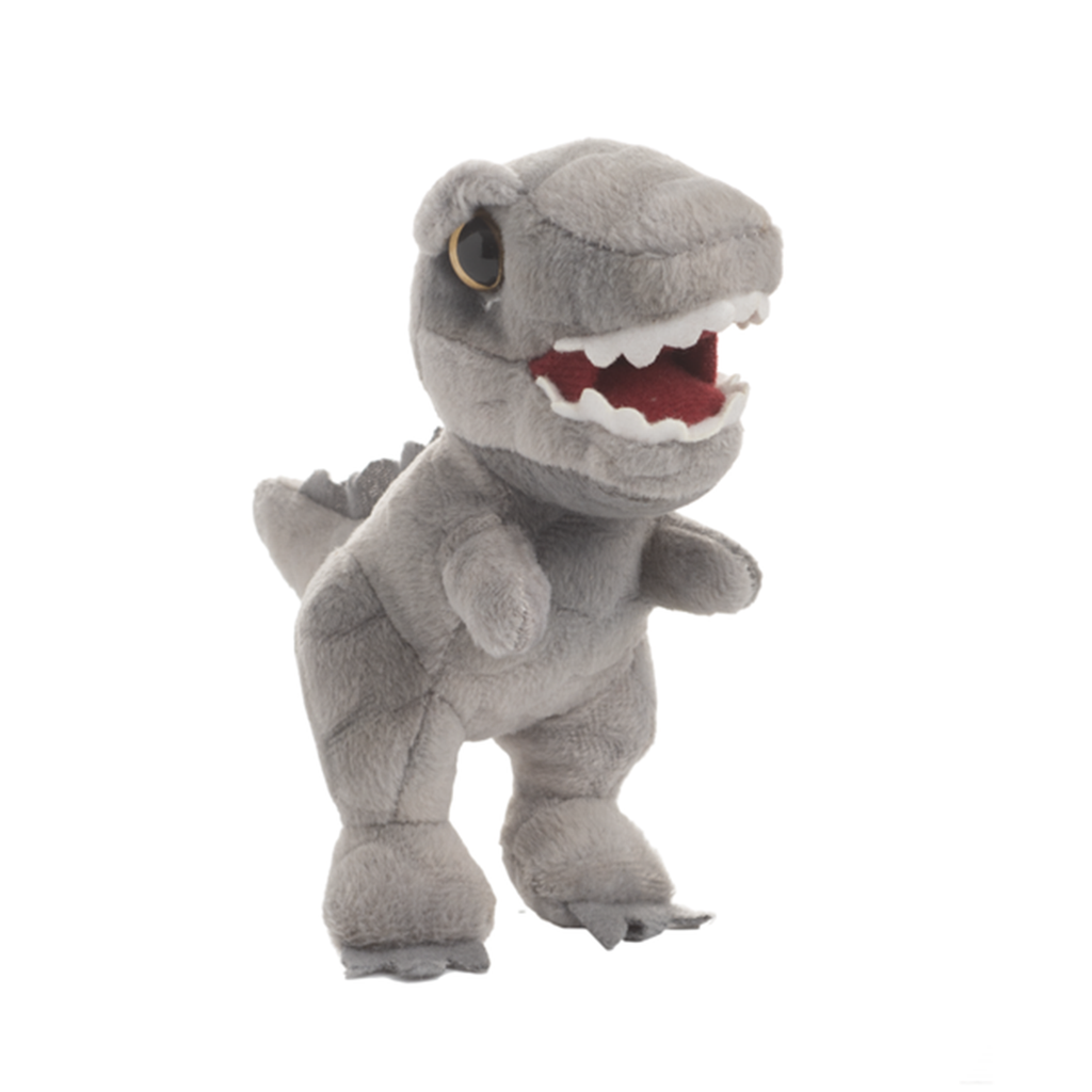 Prehistoric Pals Mini Dinosaur Grey T-Rex 5 Inch Plush Figures