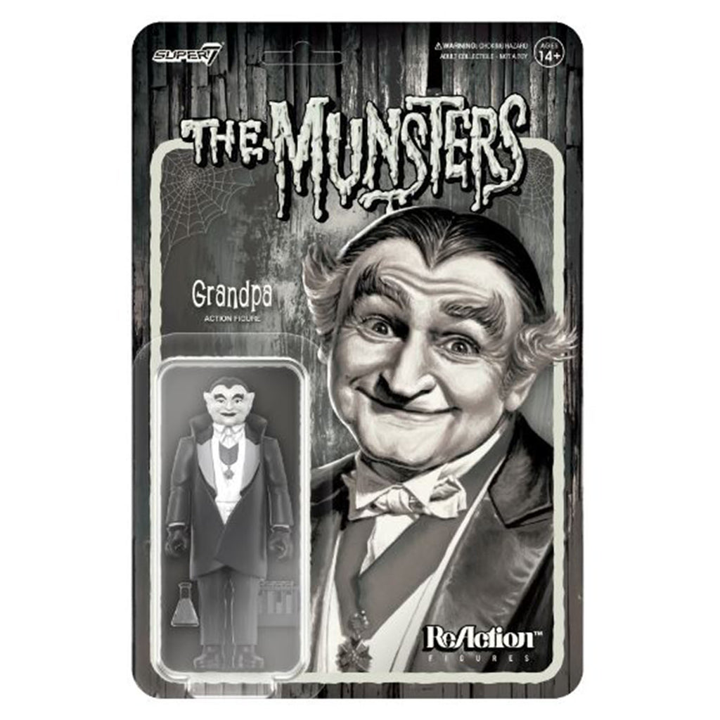 Super7 The Munsters Grandpa Munster ReAction Figure