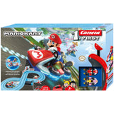 Carrera First Mario Kart Mario And Peach Slot Car Racing Set - Radar Toys