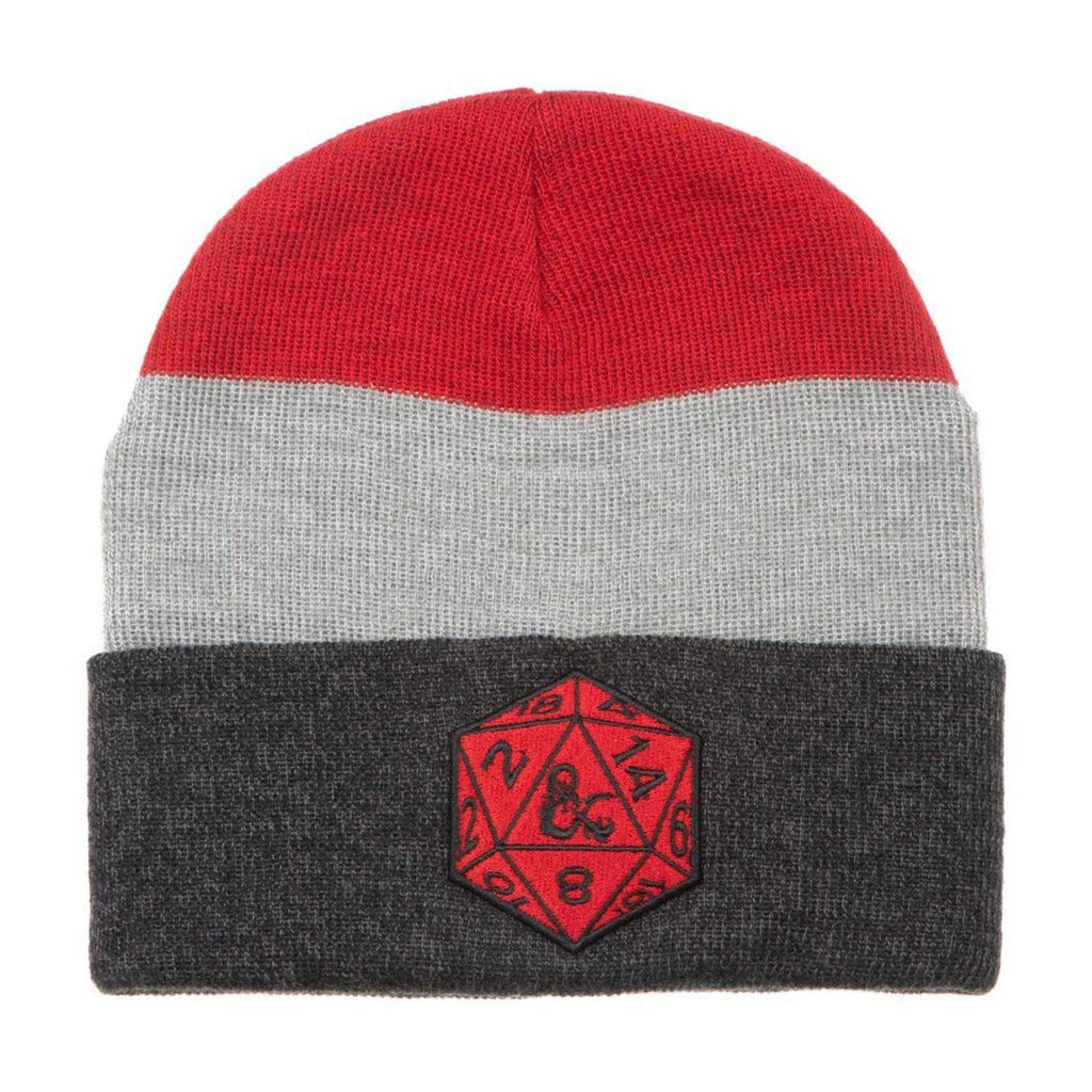 Dungeons And Dragons D20 Marled Cuff Beanie