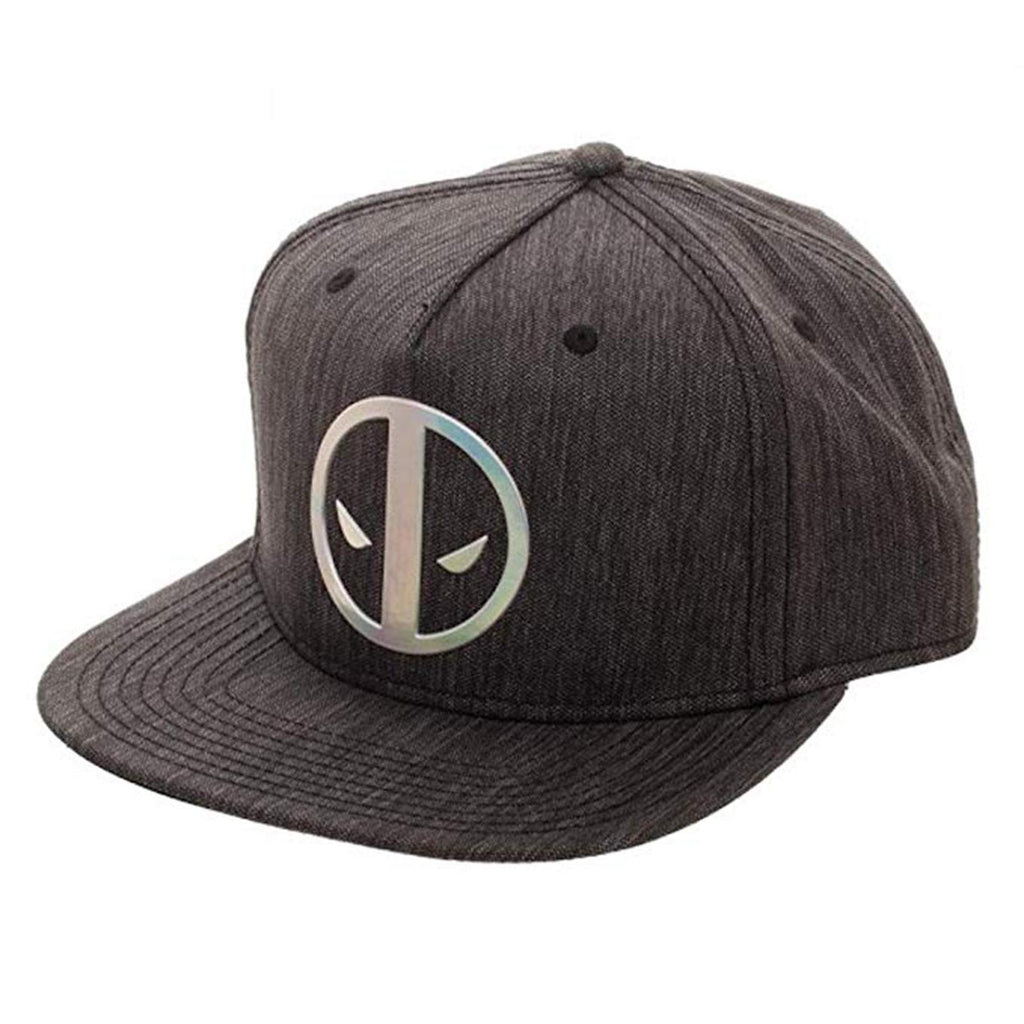 Marvel Deadpool Iridescent Weld Woven Logo Adjustable Hat