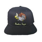 Radar Toys Logo Black Snapback Hat - Radar Toys