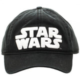 Star Wars Logo Black Adjustable Buckle Hat - Radar Toys