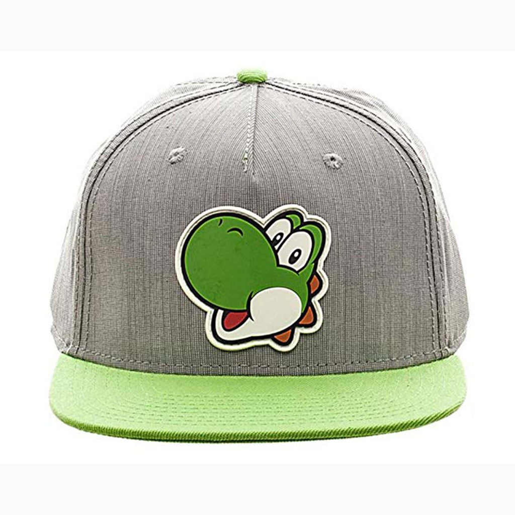 Super Mario Yoshi Rubber Weld Face Adjustable Snapback Hat