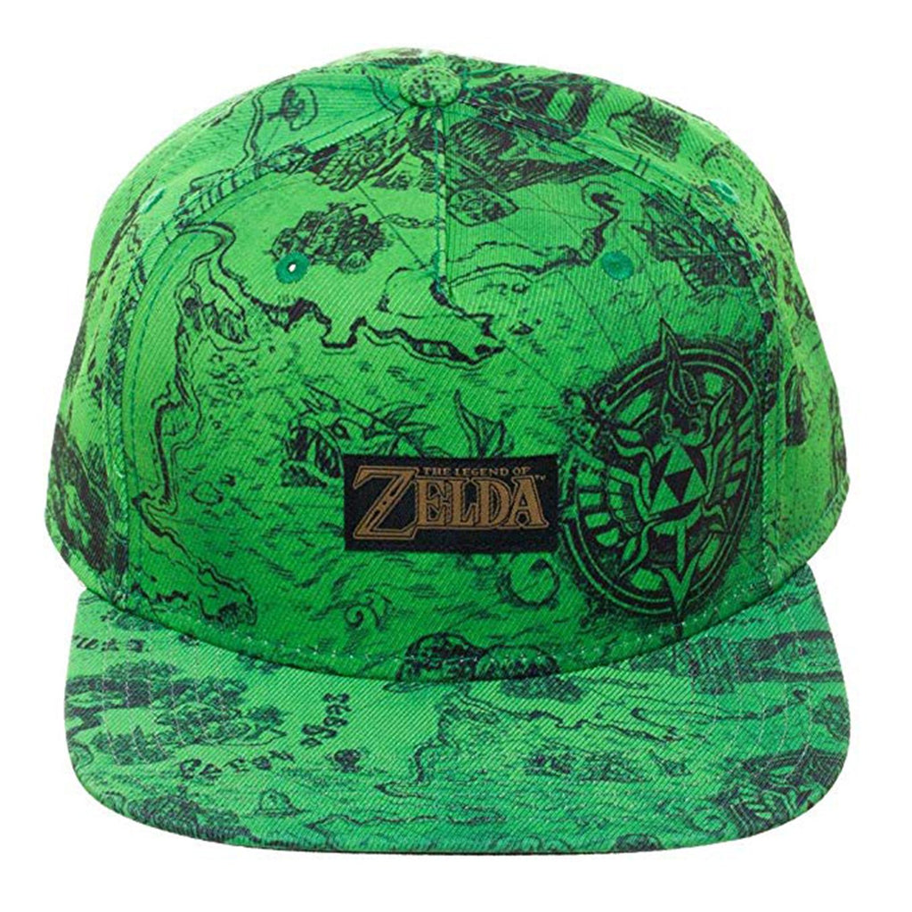 Zelda Green Map Adjustable Hat