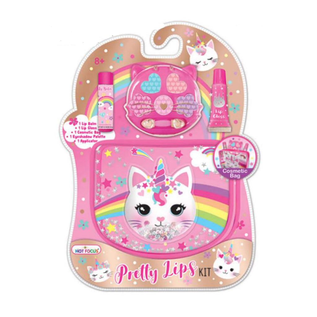 Hot Focus Caticorn Pretty Lips Cosmetic Set - Radar Toys