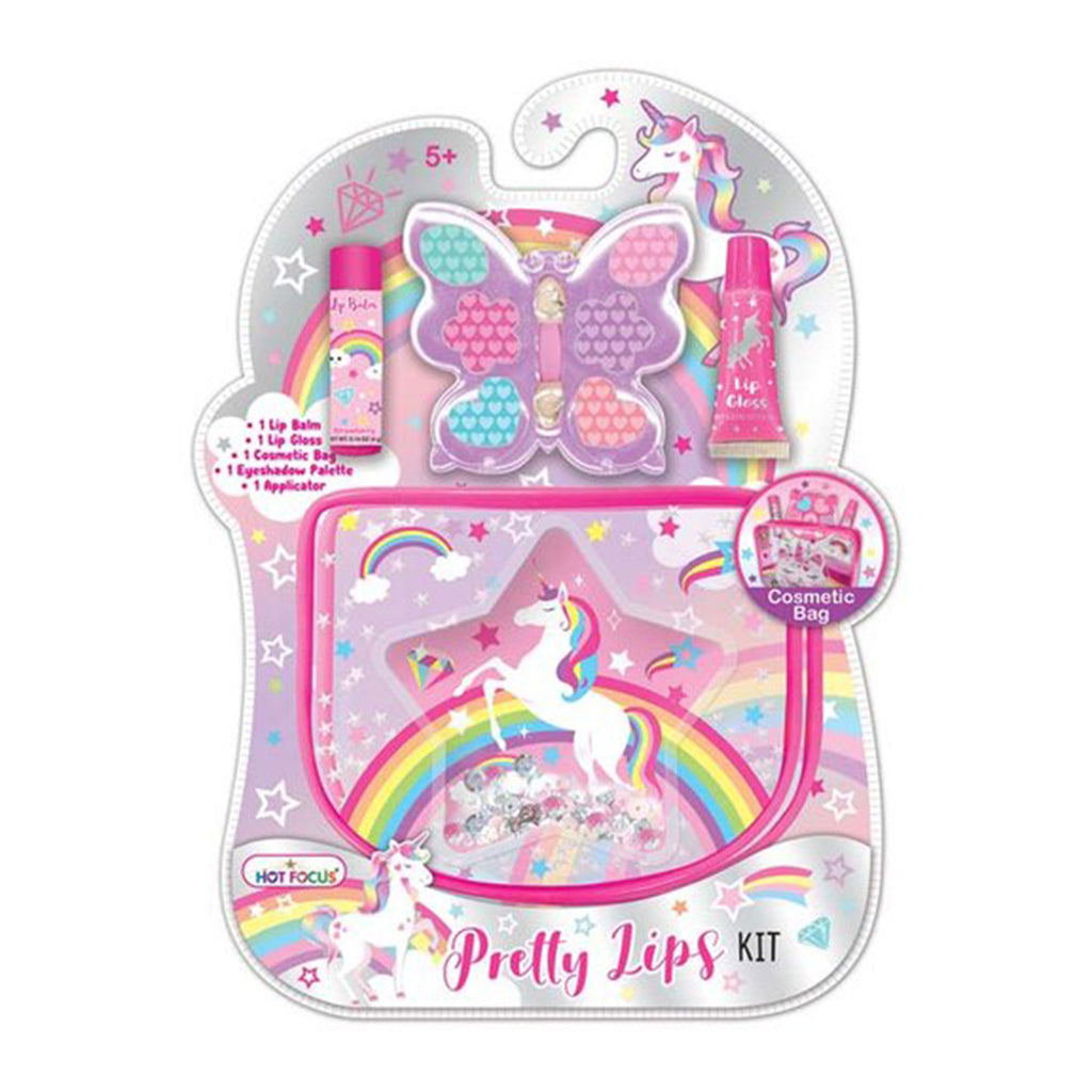 Hot Focus Unicorn Pretty Lips Cosmetic Set - Radar Toys