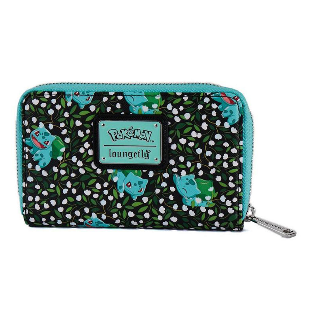 Loungefly Pokemon Bulbasaur All Over Print Zip Around Wallet