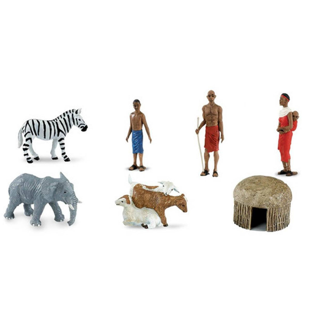 African Village Toob Mini Figures Safari Ltd - Radar Toys
