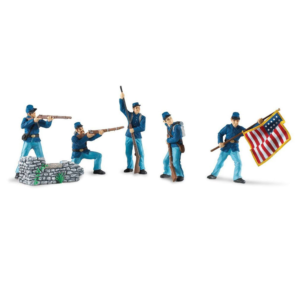 Civil War Union Soldiers Collection 1 Toob Mini Figures Safari Ltd