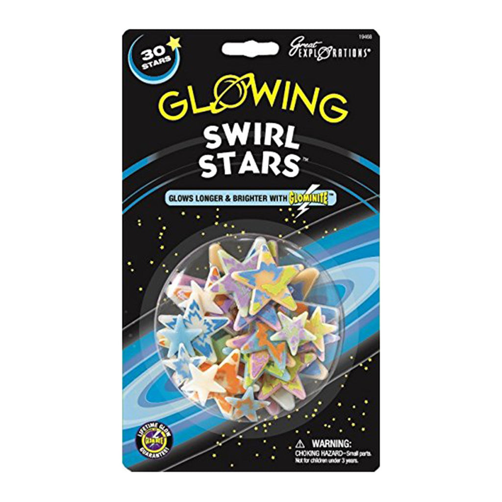 Great Explorations Glowing Swirl Stars Set