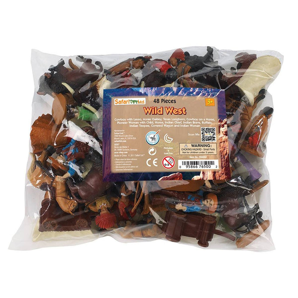Wild West Bulk Bag Mini Figures Safari Ltd
