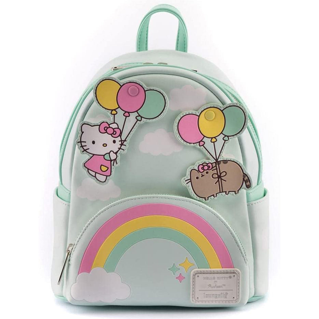 Loungefly Pusheen Hello Kitty Balloons And Rainbow Mini Backpack