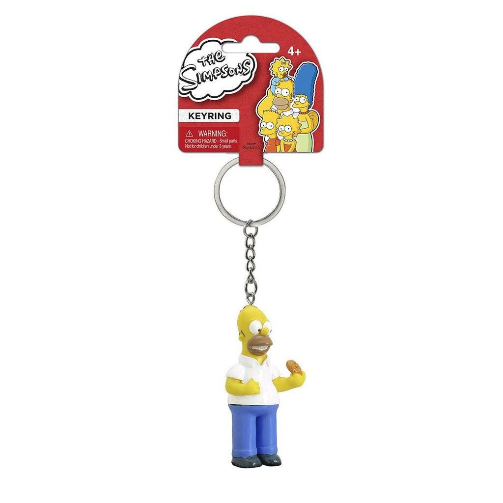 Simpsons Homer With Donut Figure Keychain