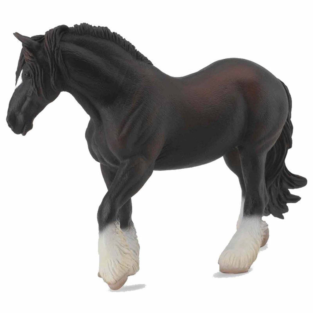CollectA Shire Mare Black Horse Figure 88582 - Radar Toys