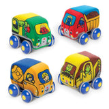 Melissa And Doug Pull-Back Construction Vehicle Set - Radar Toys
