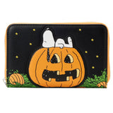Loungefly Peanuts Great Pumpkin Snoopy Zip Around Wallet - Radar Toys