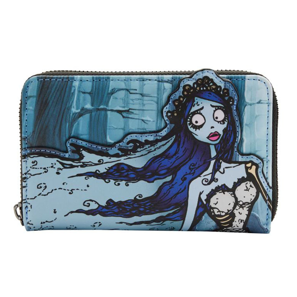 Loungefly Corpse Bride Emily Forest Zip Around Wallet