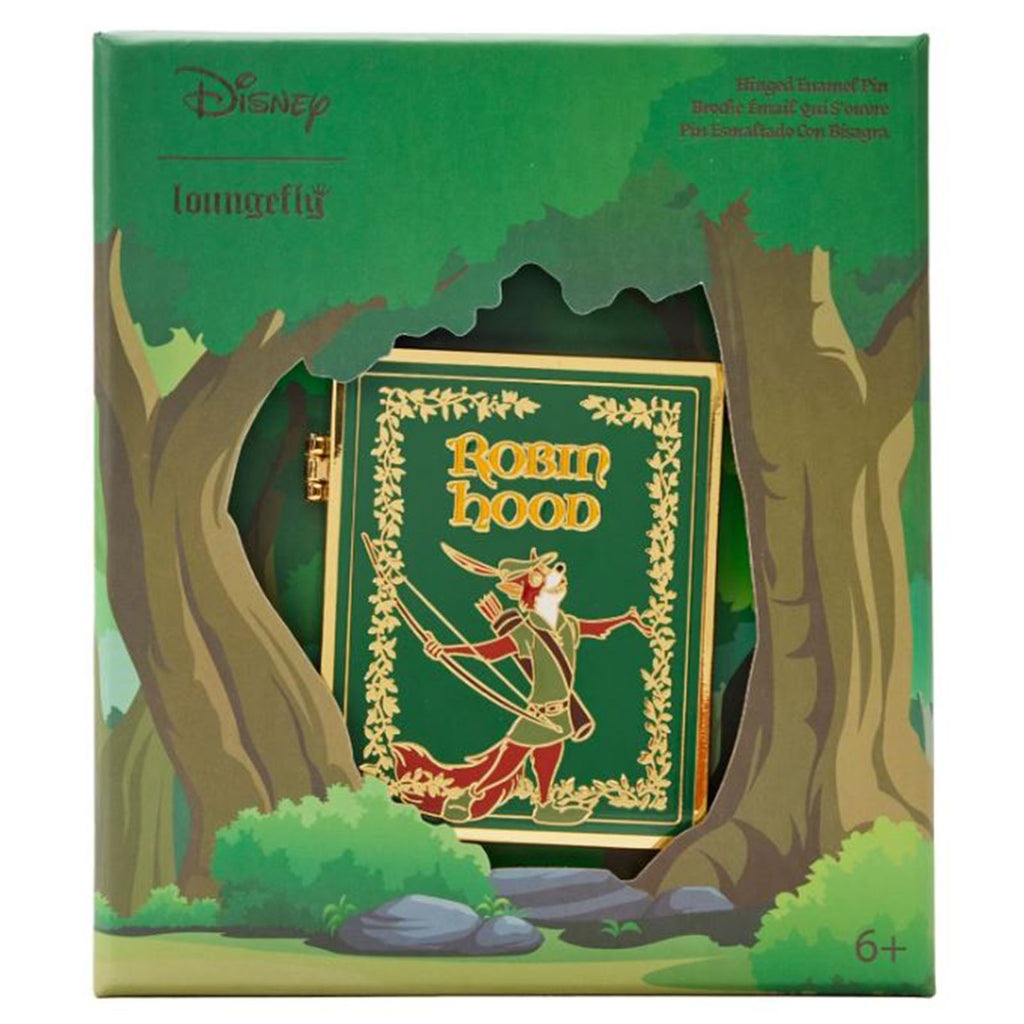 Loungefly Disney Robin Hood Classic Book 3 Inch Collector Pin